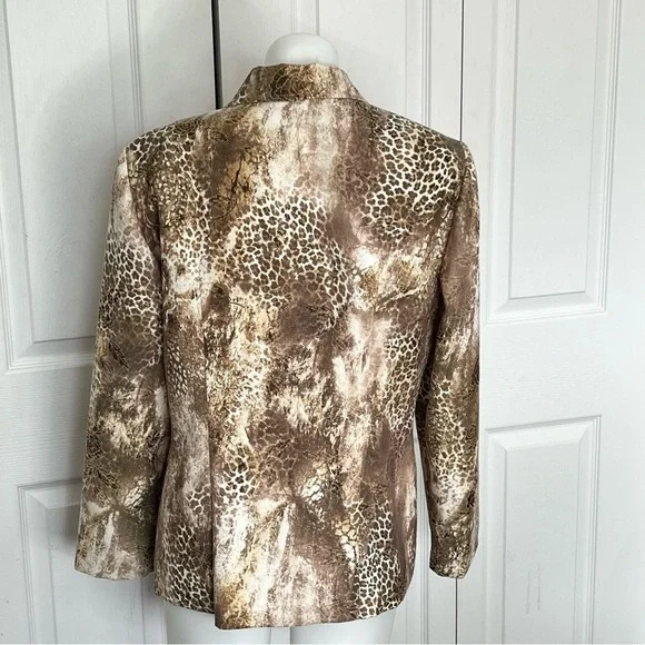 Joseph Ribhoff Snake Print Jacket Size 14 - Picture 3 of 15